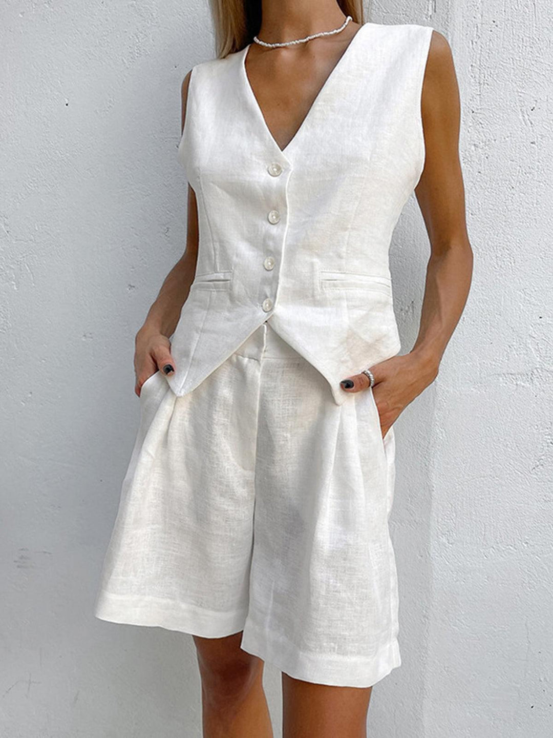 Conjunto de Dos Piezas con Shorts Sophia Cover Up