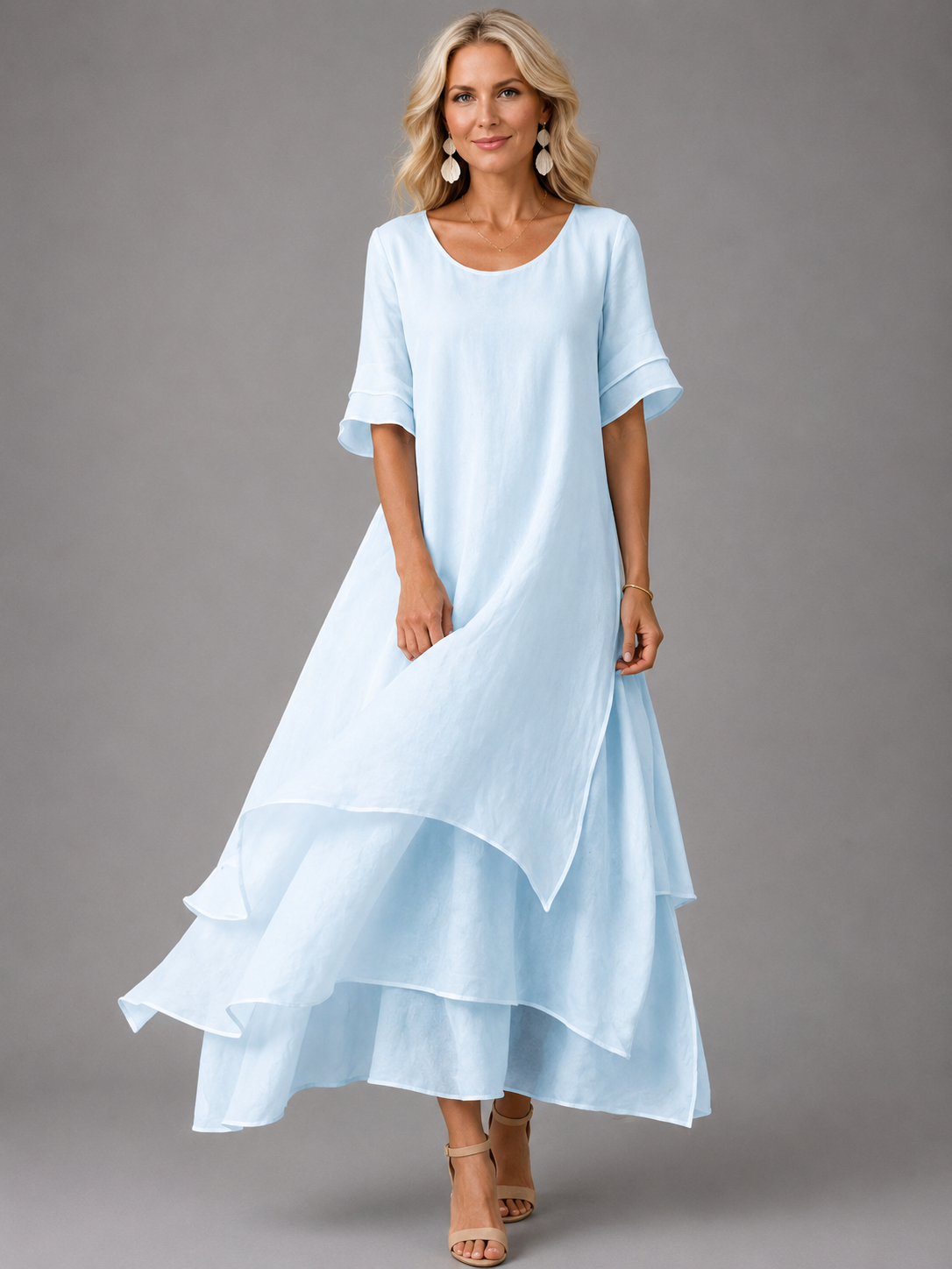 Liora | Vestido largo fluido y elegante
