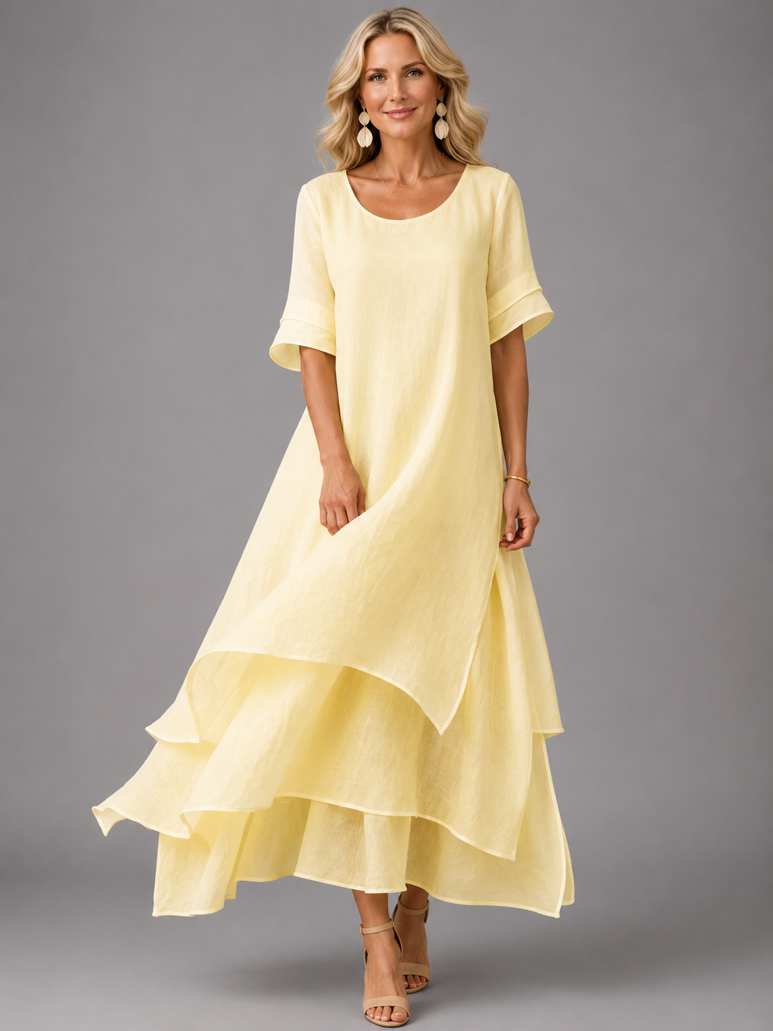 Liora | Vestido largo fluido y elegante