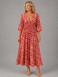 Althea | Vestido midi fluido de estilo bohemio