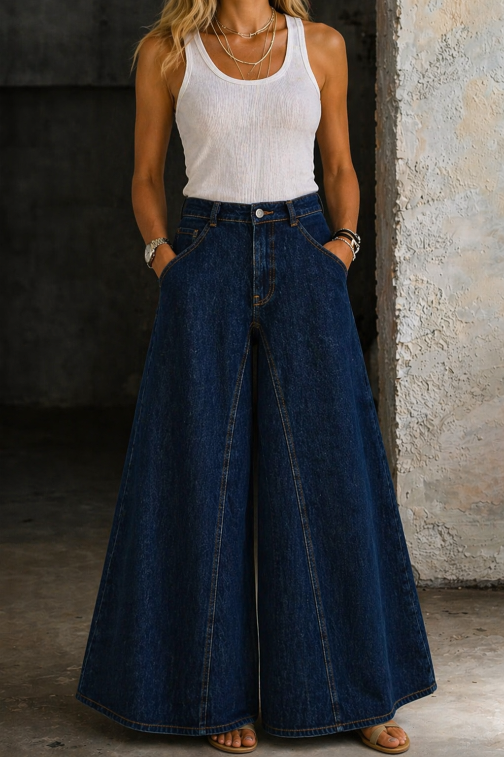 Ivy| Jeans de talle alto