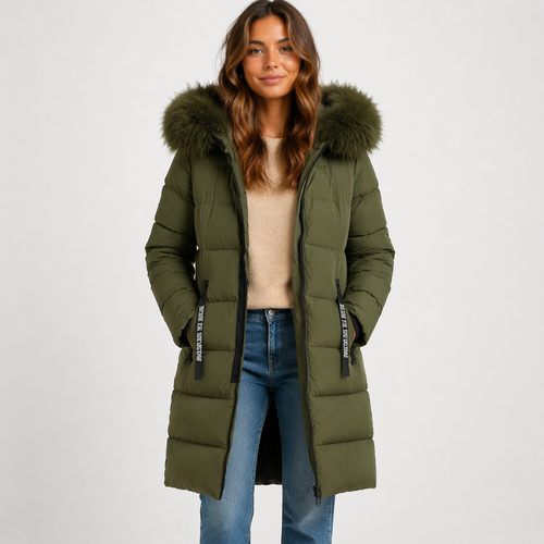Astrid | Women Insulated Longline Hooded Parka