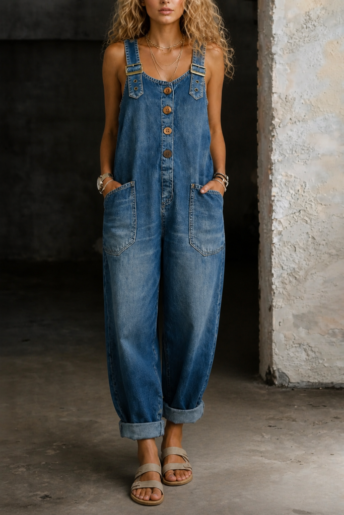 Moxelle | Denim Overall Jumpsuit – Jess & Anne Boutique