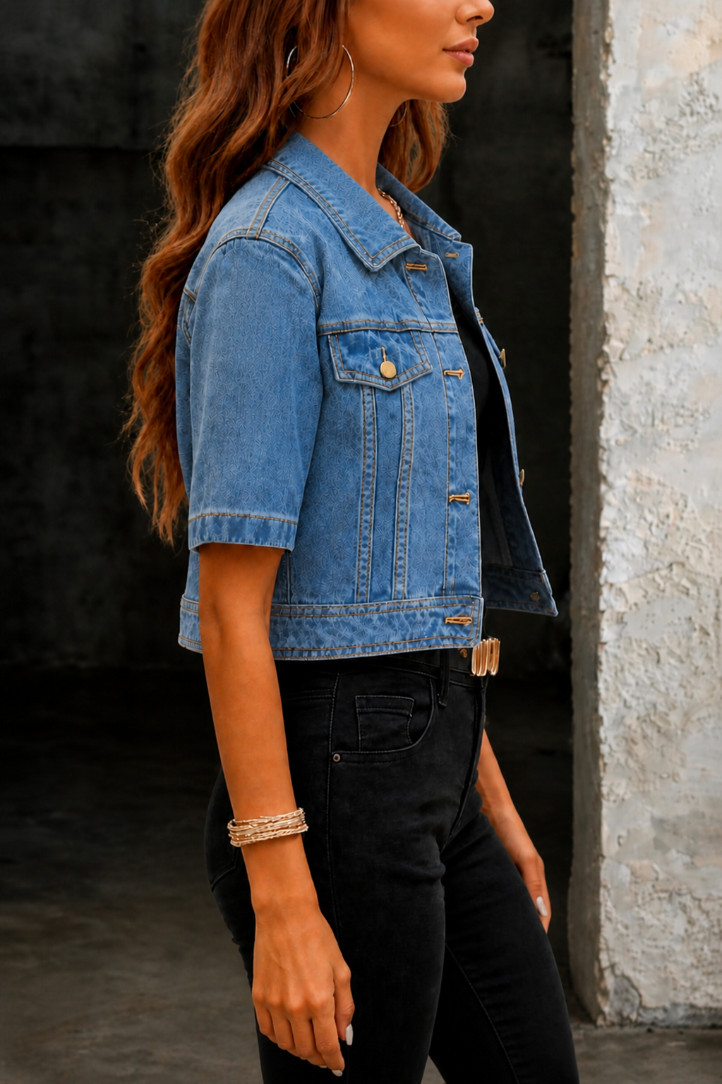 Jessica | Jaqueta Jeans Curta