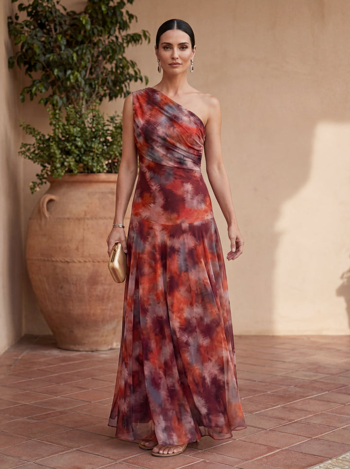Uma | Vestido ancho fluido con diseño elegante