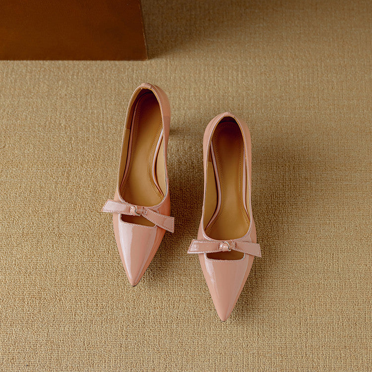 Escarpins élégants Elayna en cuir véritable