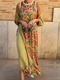 Delly - Vestido bohemio chic de dos piezas