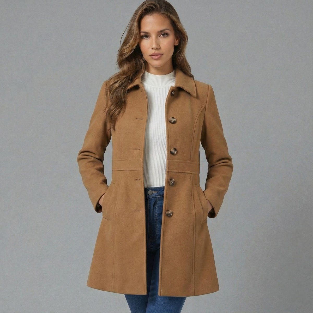 Cecily | Women Structured A Line Coat