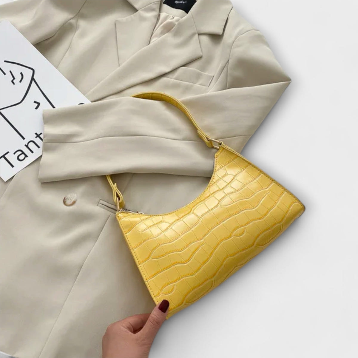 Olivia - Shiny Leather Bag