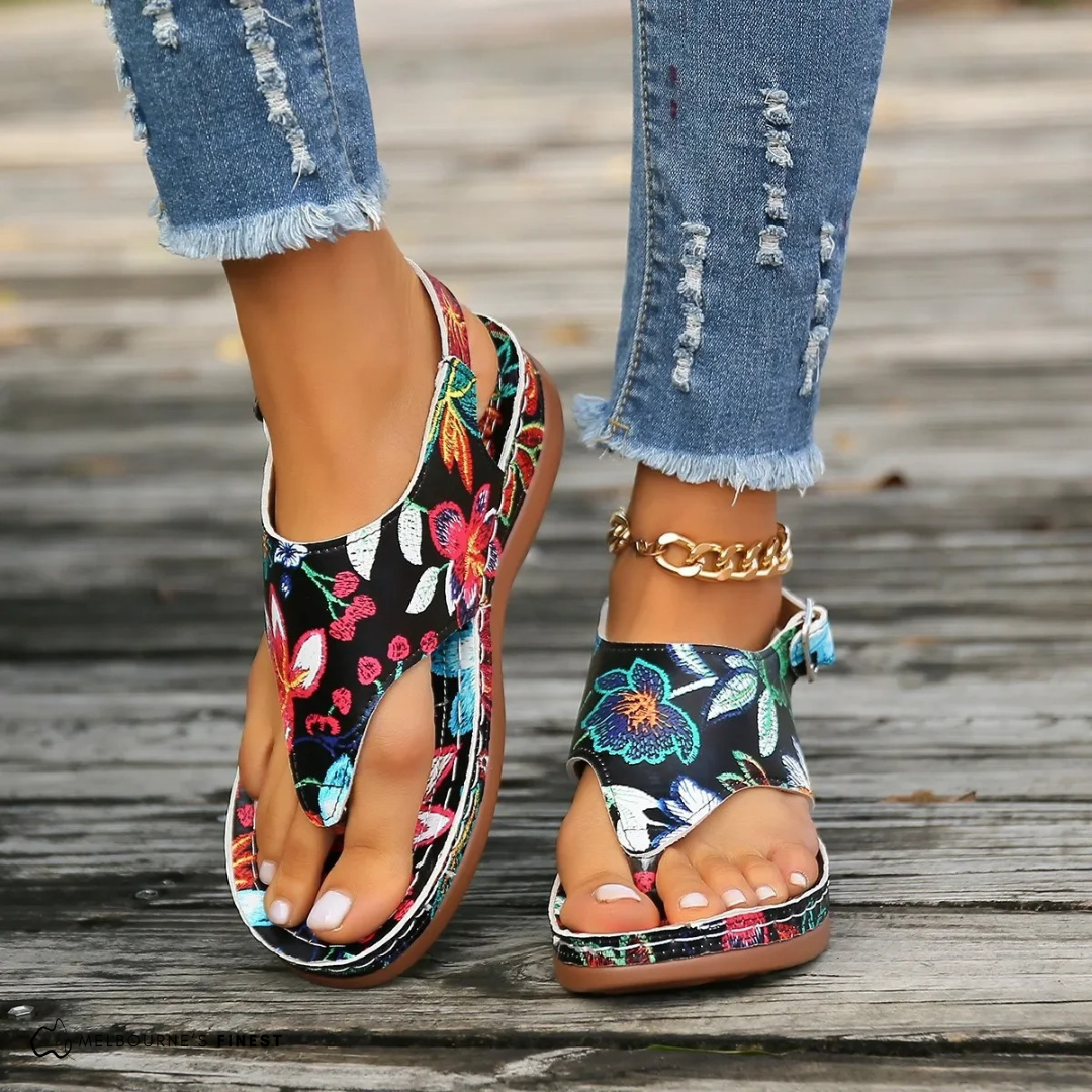 Ruby - Sandalias ligeras y cómodas con estampado