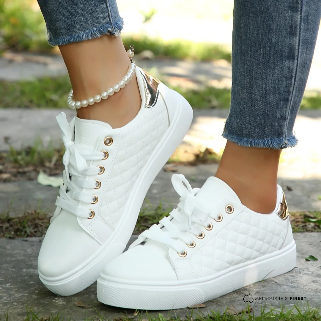 Rosie | Women Quilted Low Top Sneakers