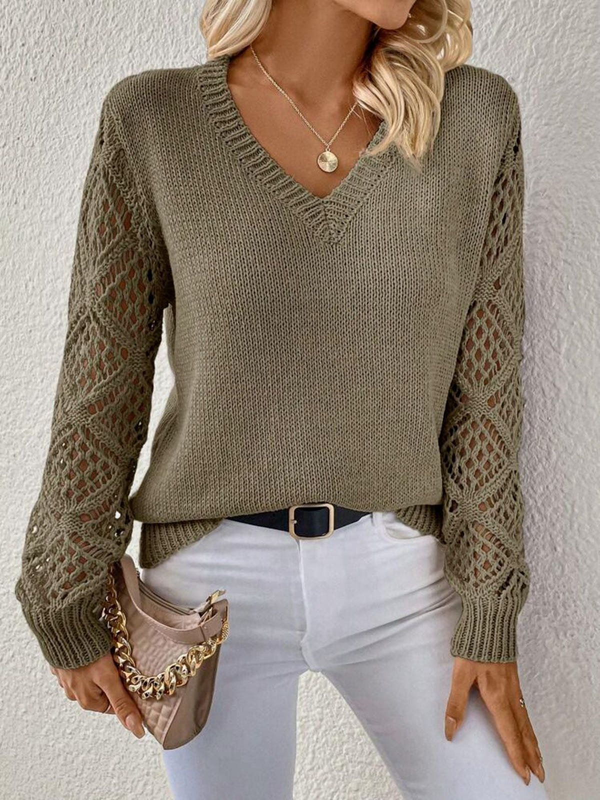 Elizabeth | Pull doux à col en V