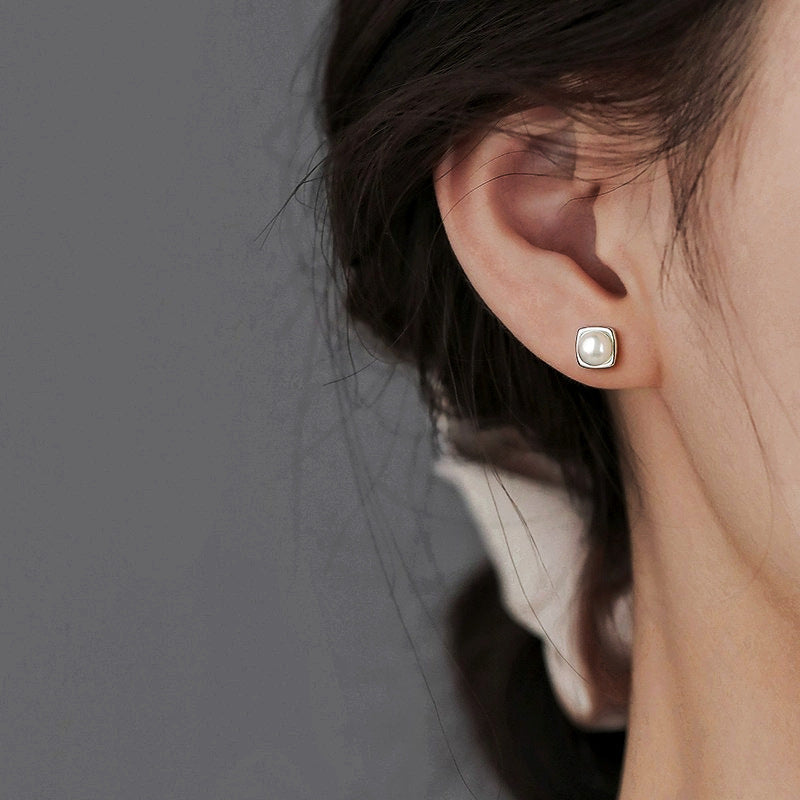 Pendientes de perla de agua dulce