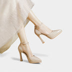 Zapatos de tacón de cuero Evette