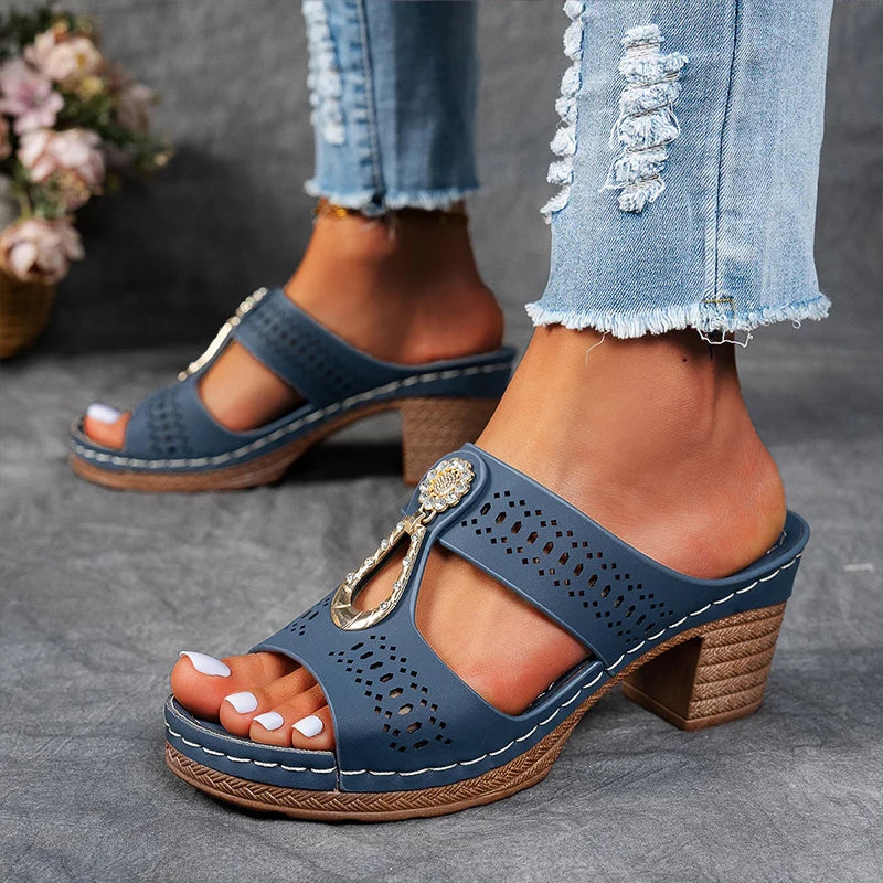 Abby - Sandales élégantes à pas doux