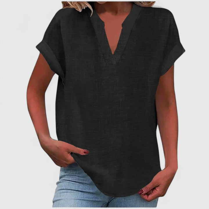 Xavinah | Blusa confortável com decote em V