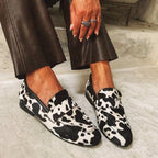 Elegant Animal Print Loafers