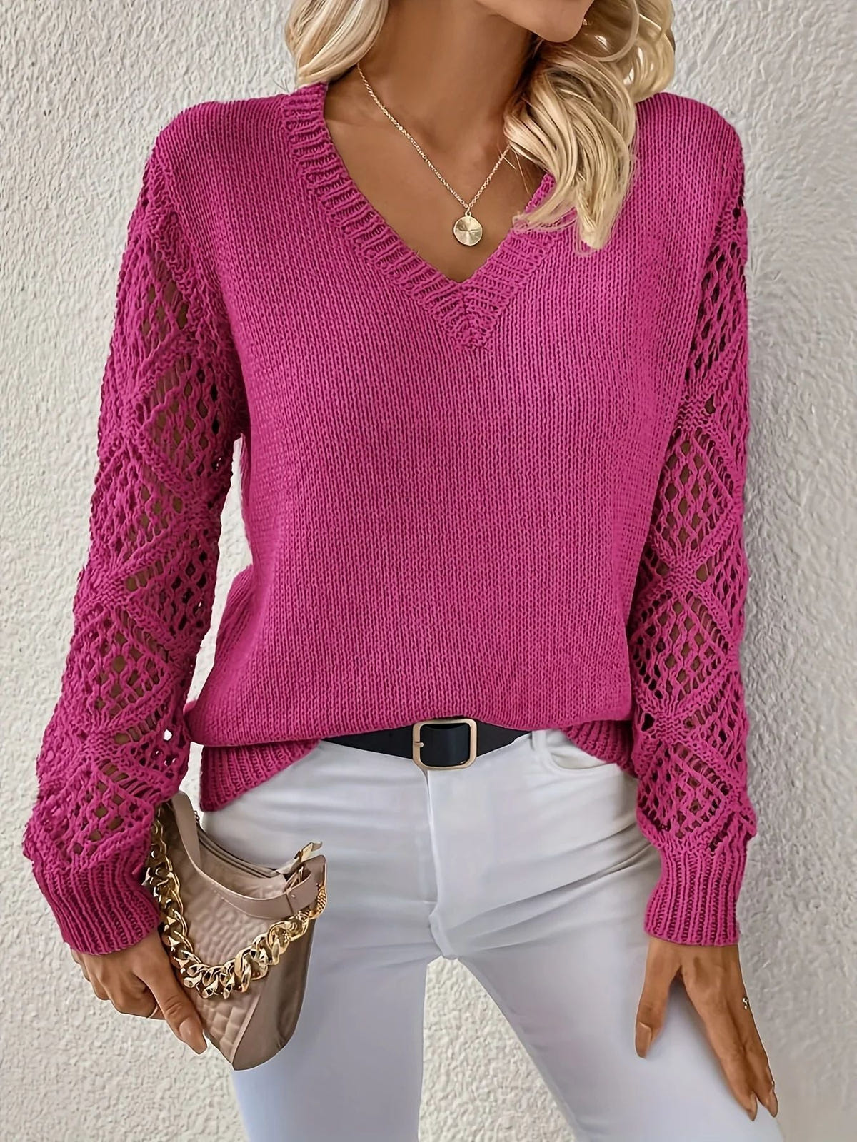 Elizabeth | Pull doux à col en V