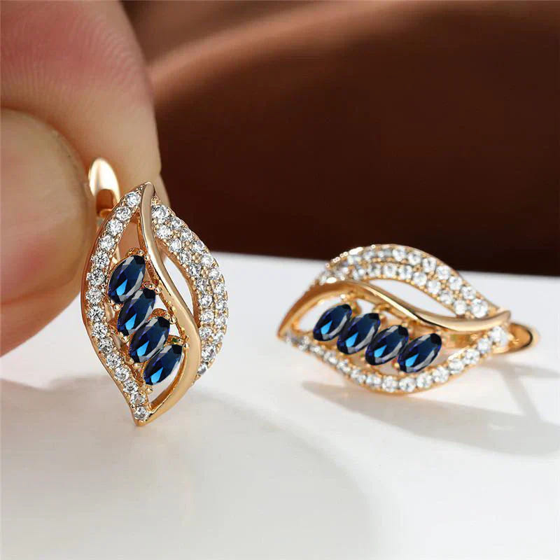 Pendientes dorados Isola Caelurelle