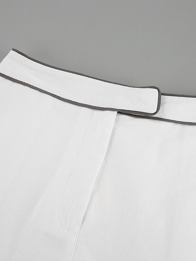 Conjunto de dos piezas de algodón y lino Dante
