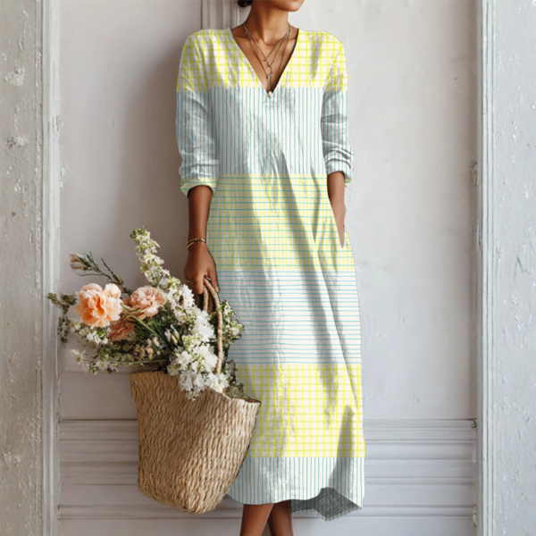 Olivia - Robe en lin impeccable