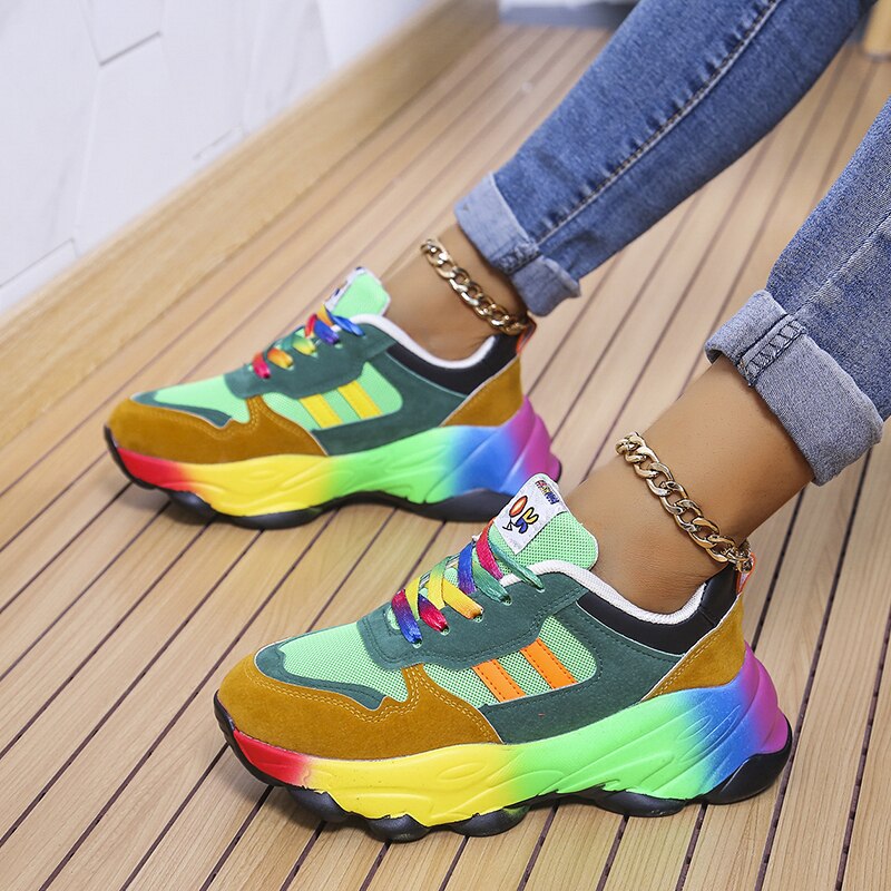 Rowan | Orthopaedic Rainbow Shoes