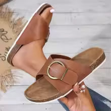 Eveline - Sandálias Slide com Suporte Suave