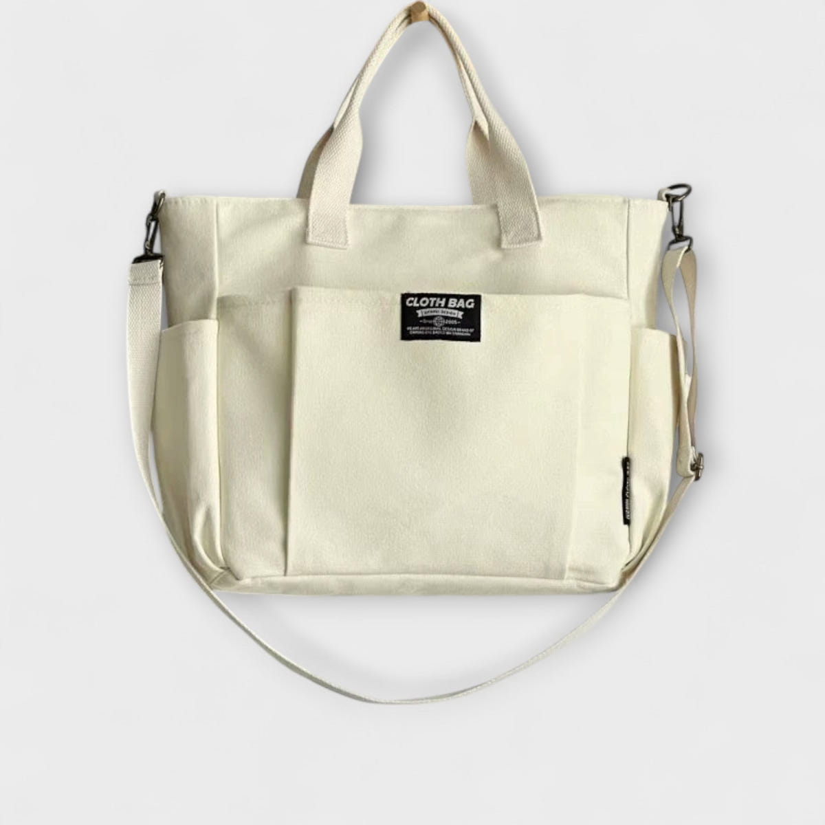 Olivia - Bolso tote minimalista de lona