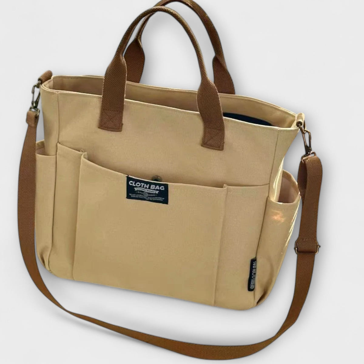 Olivia - Bolso tote minimalista de lona
