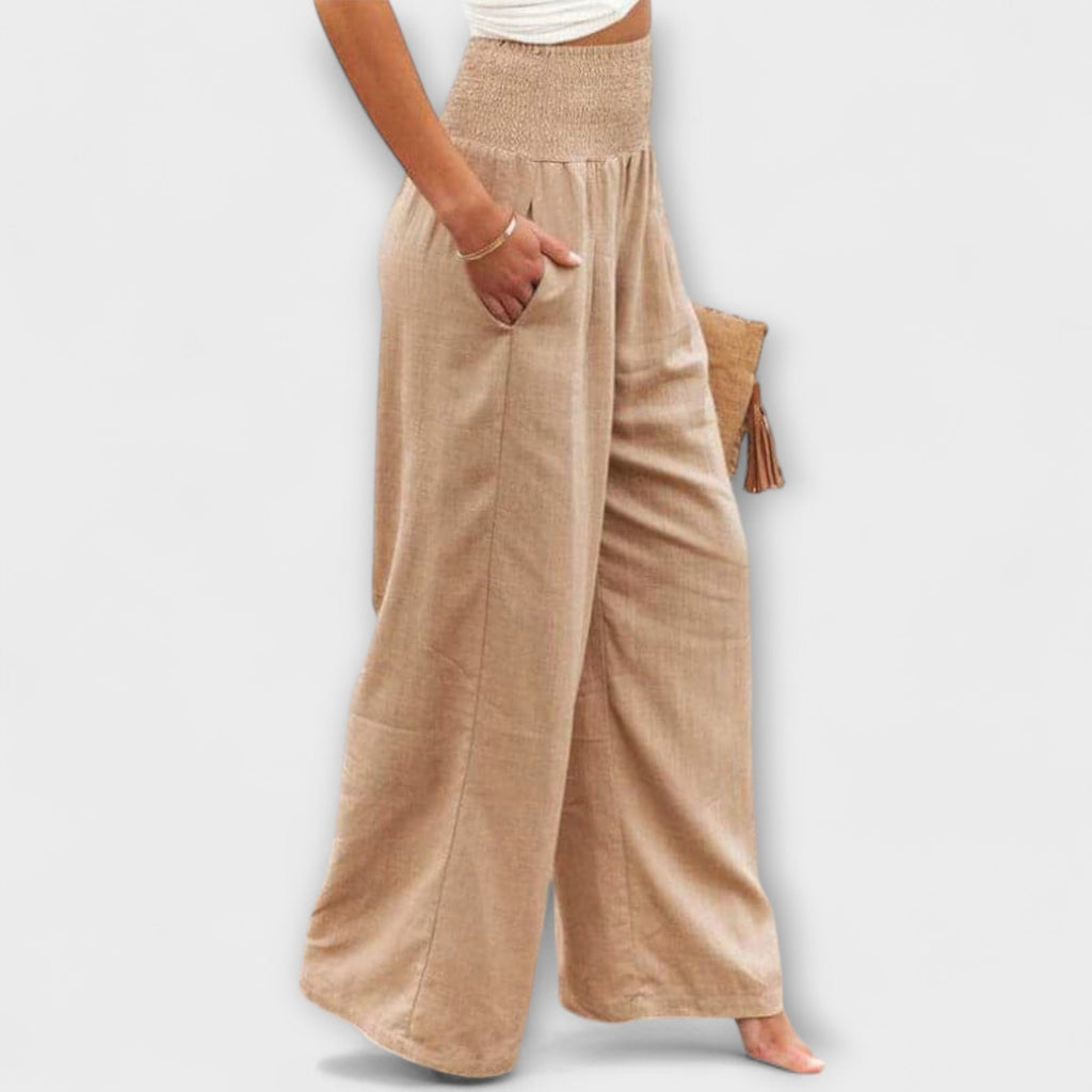 Thearya - Pantalones anchos informales
