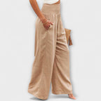 Thearya - Pantalones anchos informales
