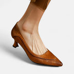 Zapatos de tacón de cuero Amara