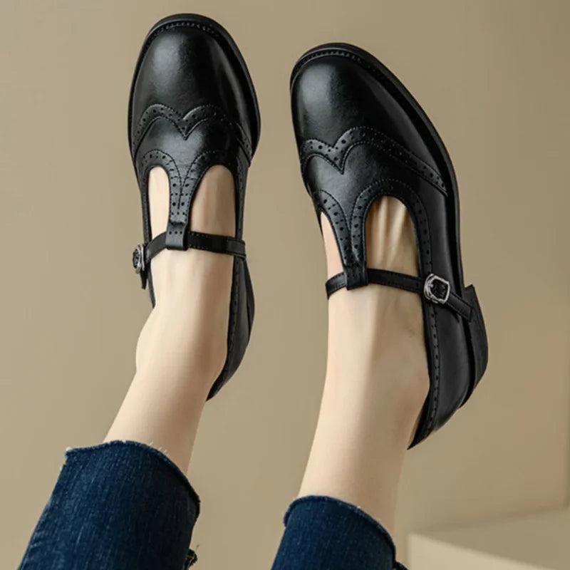 Mary Janes élégantes à bride en T
