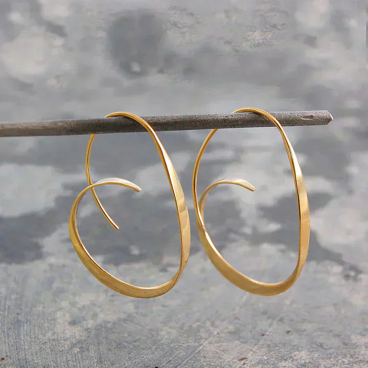 Delicia de pendientes en espiral