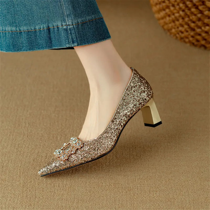 Escarpins pailletés Gloria