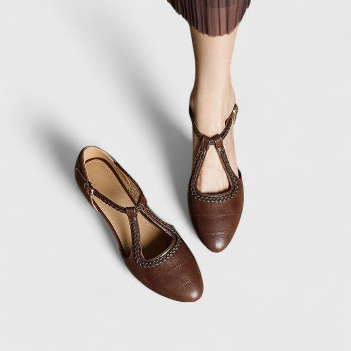 Delphine | Sandalias planas elegantes