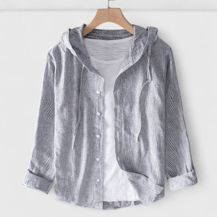 Demi | Elegant Hooded Blouse