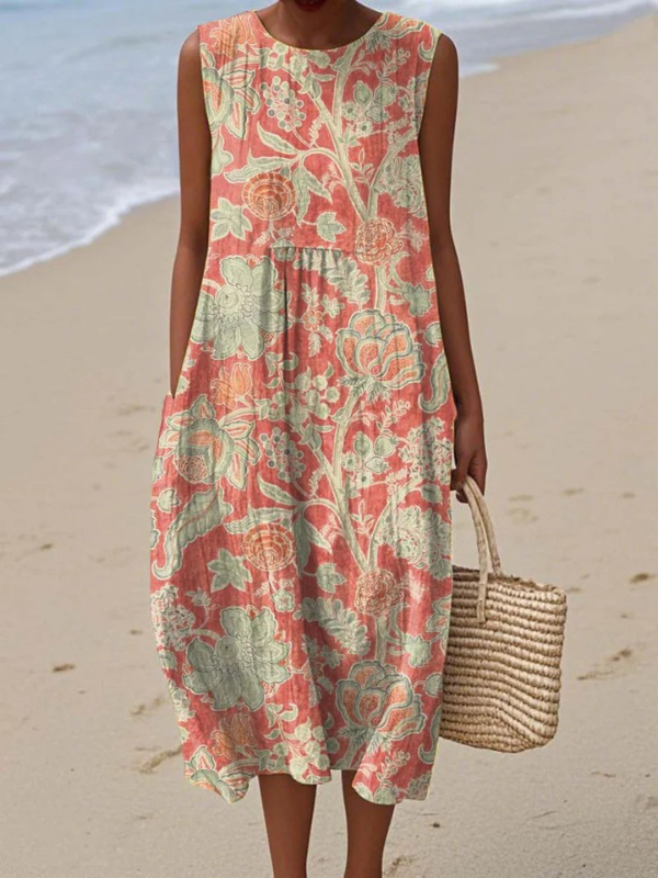Beth Robe midi fleurie