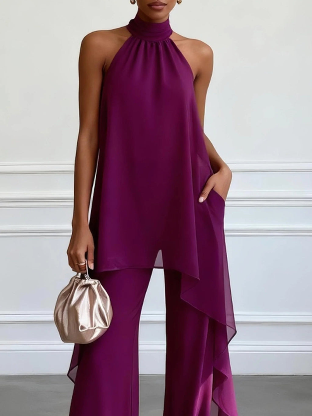 Lilac Conjunto elegante de dos piezas