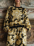 Ensemble d’intérieur Isabella à imprimé floral baroque