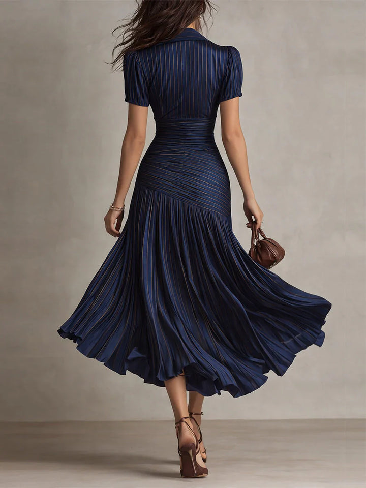 Florence | Vestido maxi vintage elegante de gasa