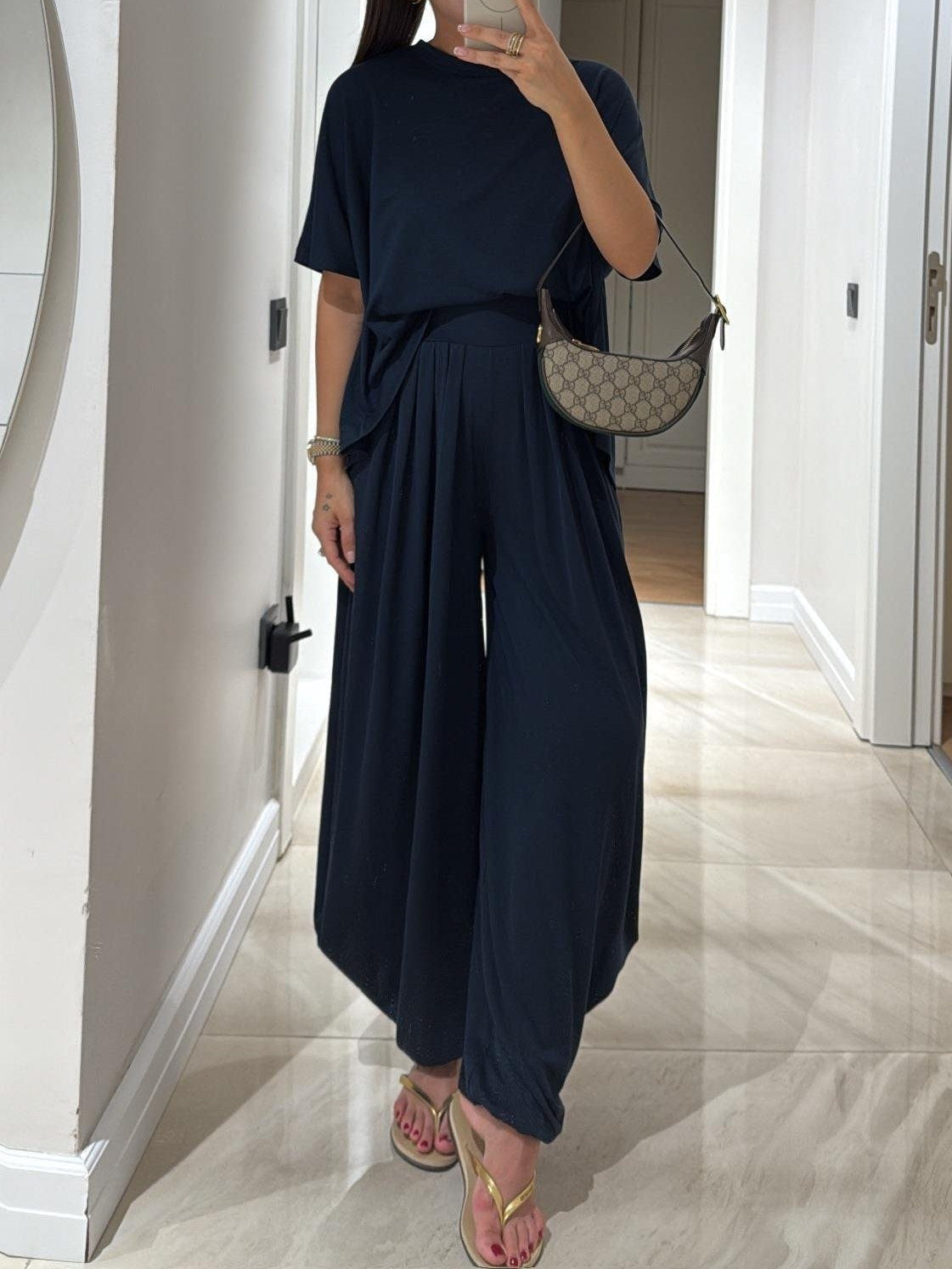 Conjunto informal gris claro Sophie