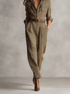 Samantha Tweed Utility Jumpsuit