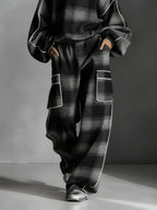 Conjunto de sudadera y pantalones de cuadros Grayden