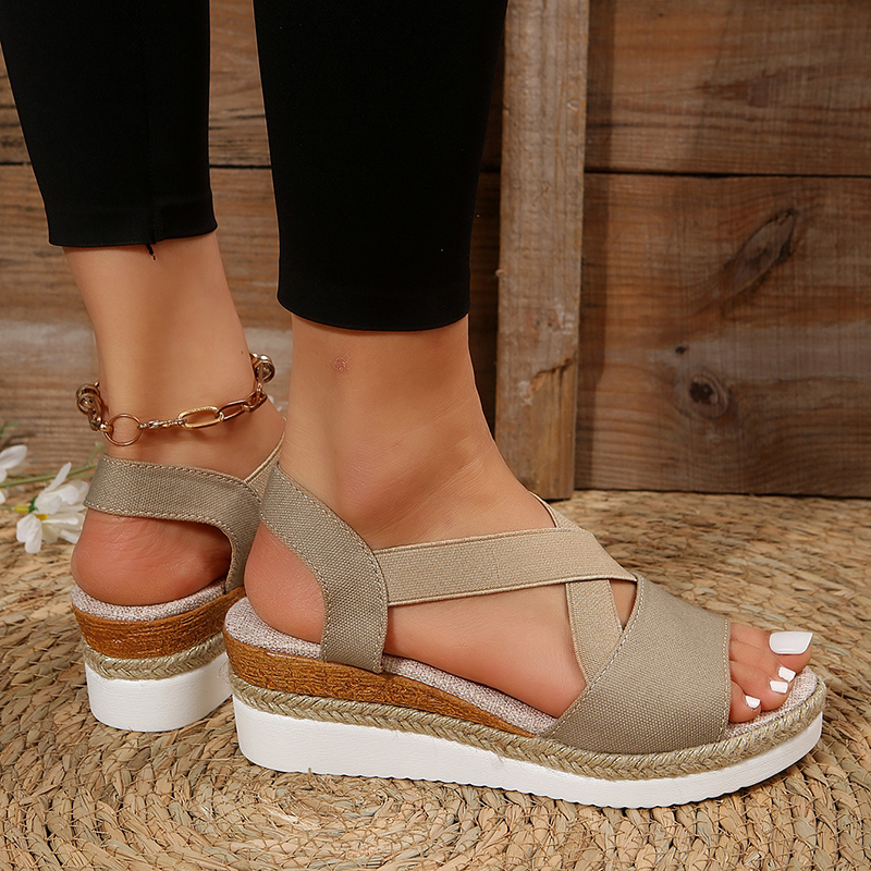 Layla - Sandalias de cuña con confort sin esfuerzo