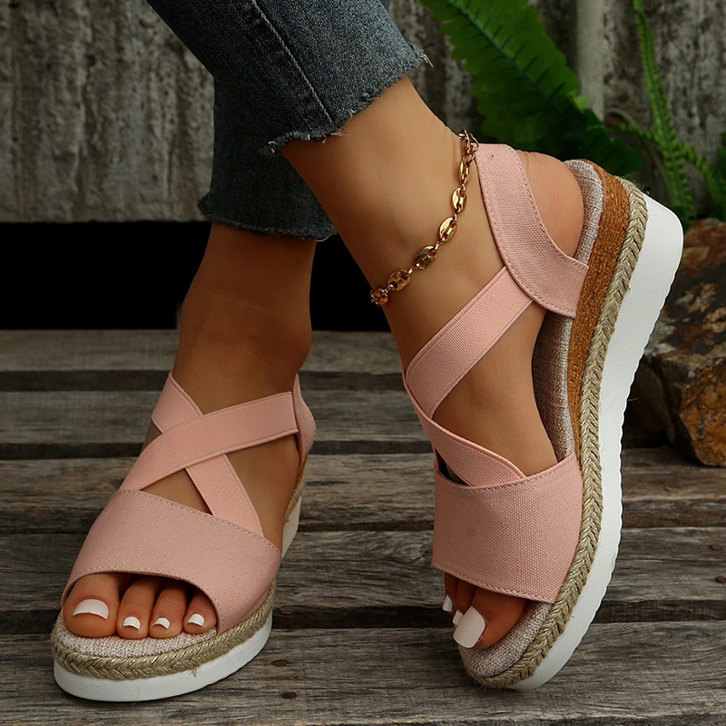 Layla - Sandalias de cuña con confort sin esfuerzo
