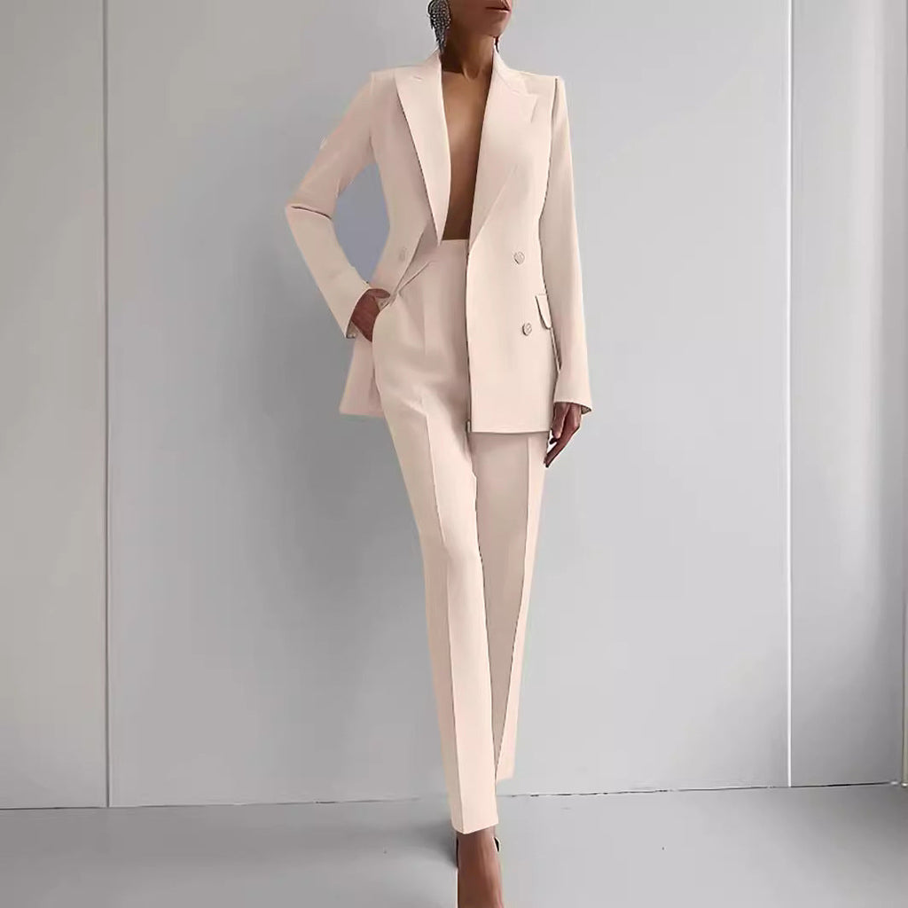 Conjunto de blazer y pantalón de cintura alta Sofia