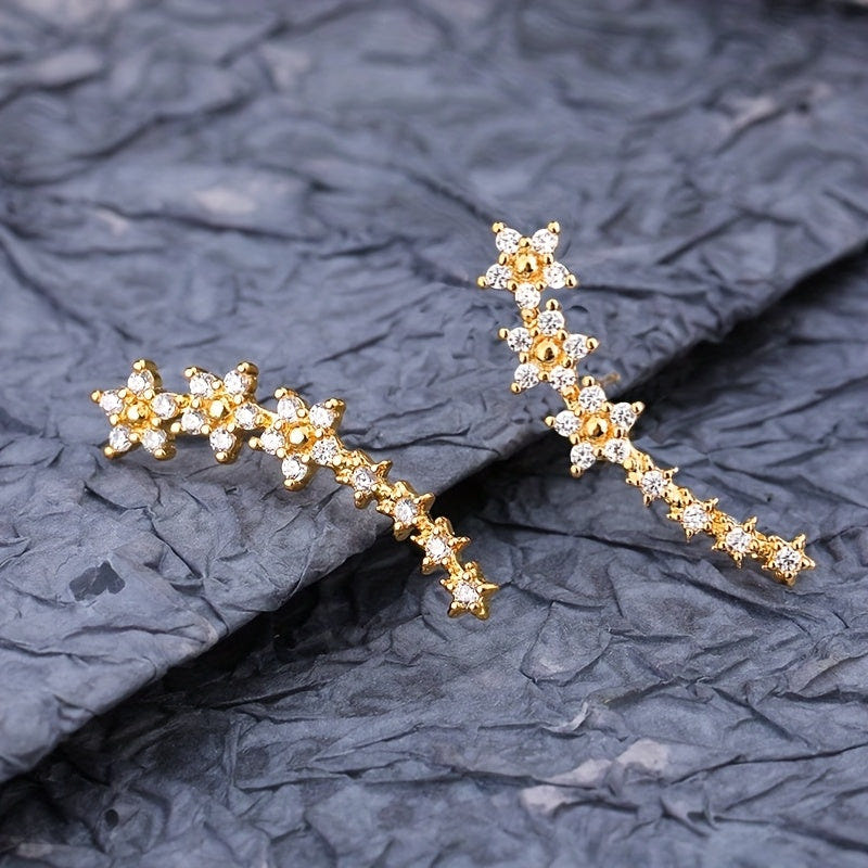 Boucles d’oreilles florales intemporelles