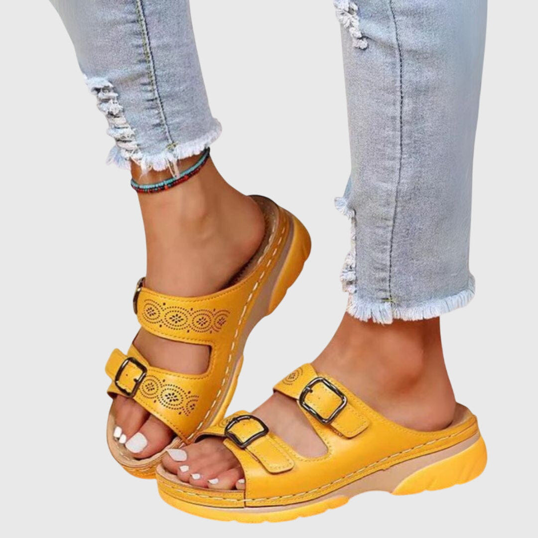 Diora | Sandalias ortopédicas de cuero