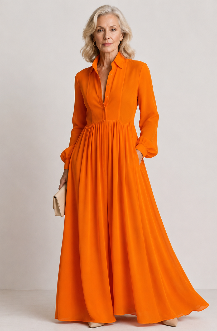 Lioren | Vestido largo vaporoso y suave